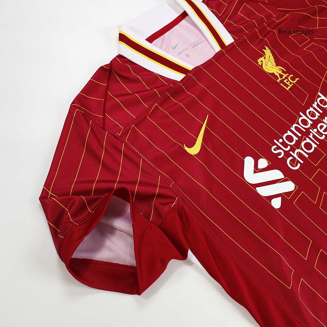 Liverpool Home Jersey 2024/2025 - CHAMPIONS 24/25 &amp; Gold Trophy