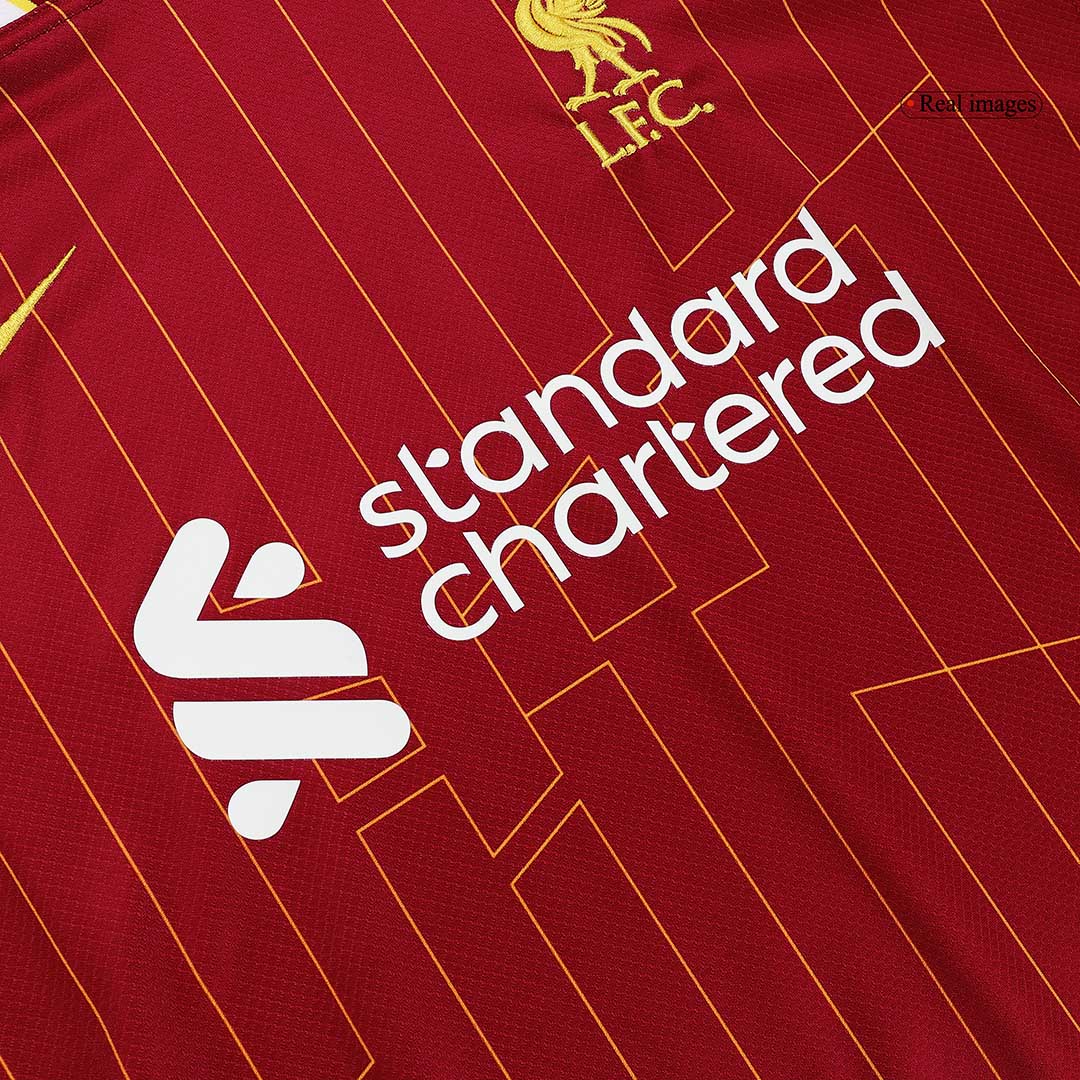 Liverpool Home Jersey 2024/2025 - CHAMPIONS 25 &amp; Gold Trophy