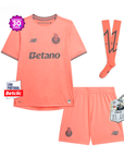 Conjunto Infantil Porto Alternativo Rosa 2025/26 - ÚLTIMAS UNIDADES! 🔥🐉