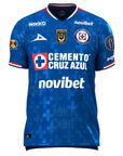 Cruz Azul Home Fan Jersey 2025/26 w/ Champions 9 + BBVA 25/26