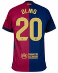 Barcelona Home 2024/25 Patches UCL UEFA Foundation (Official Printing)