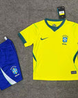Conjunto Infantil Brazil World Cup 2026 Kit Kids
