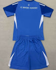 Kids Bayern Munich Jersey Goalkeeper Blue 2025/26