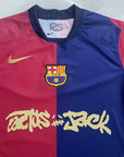 Barcelona Travis Scott Home Fan Jersey 2025/26 Spotify and FC Barcelona Collab With Travis Scott on a Special Cactus Jack