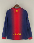 Barcelona 12/13 I Home Jersey - Long Sleeve Retro Version