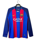 Barcelona 16/17 I Home Jersey - Long Sleeve Retro Version