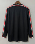 Manchester United 1998/99 Camiseta Negra Especial de Manga Larga
