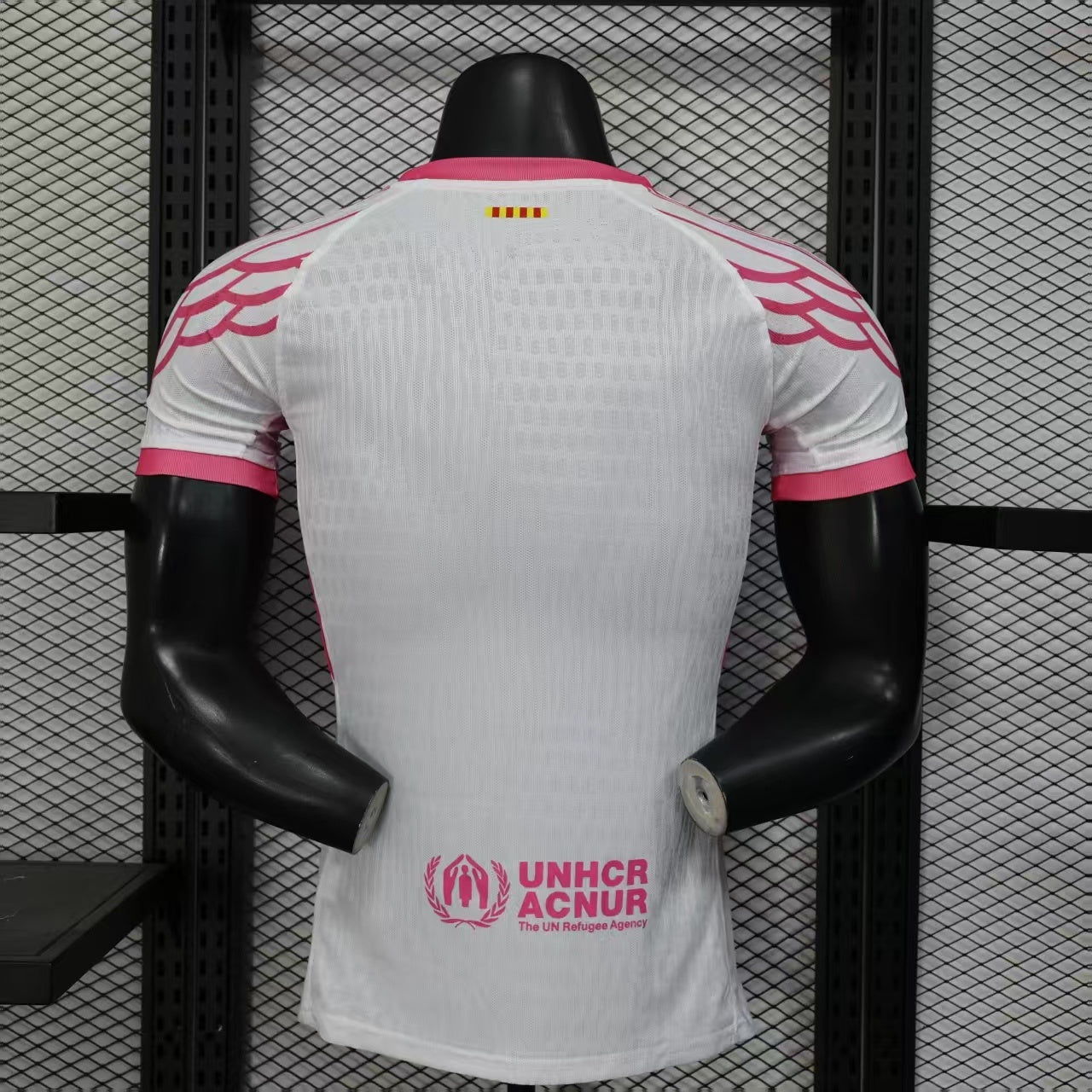 Barcelona 2025/26 Edición Especial Blanca/Rosa Camiseta - Versión Jugador