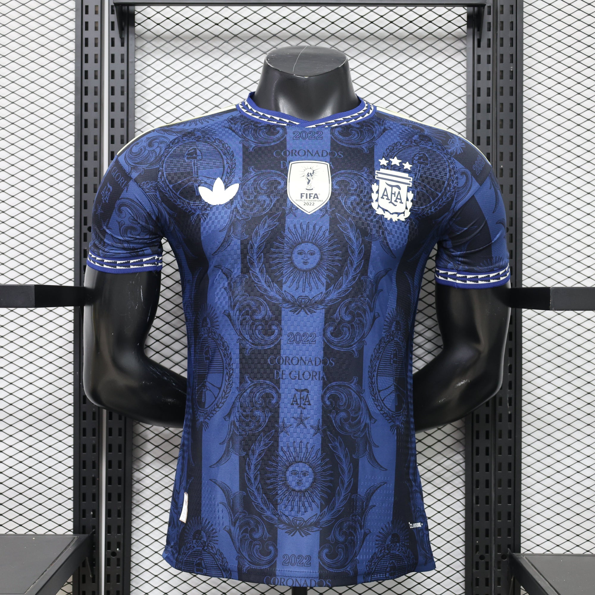 Argentina 2026 Especial Copa del Mundo Azul Oscuro Camiseta - Versión Jugador