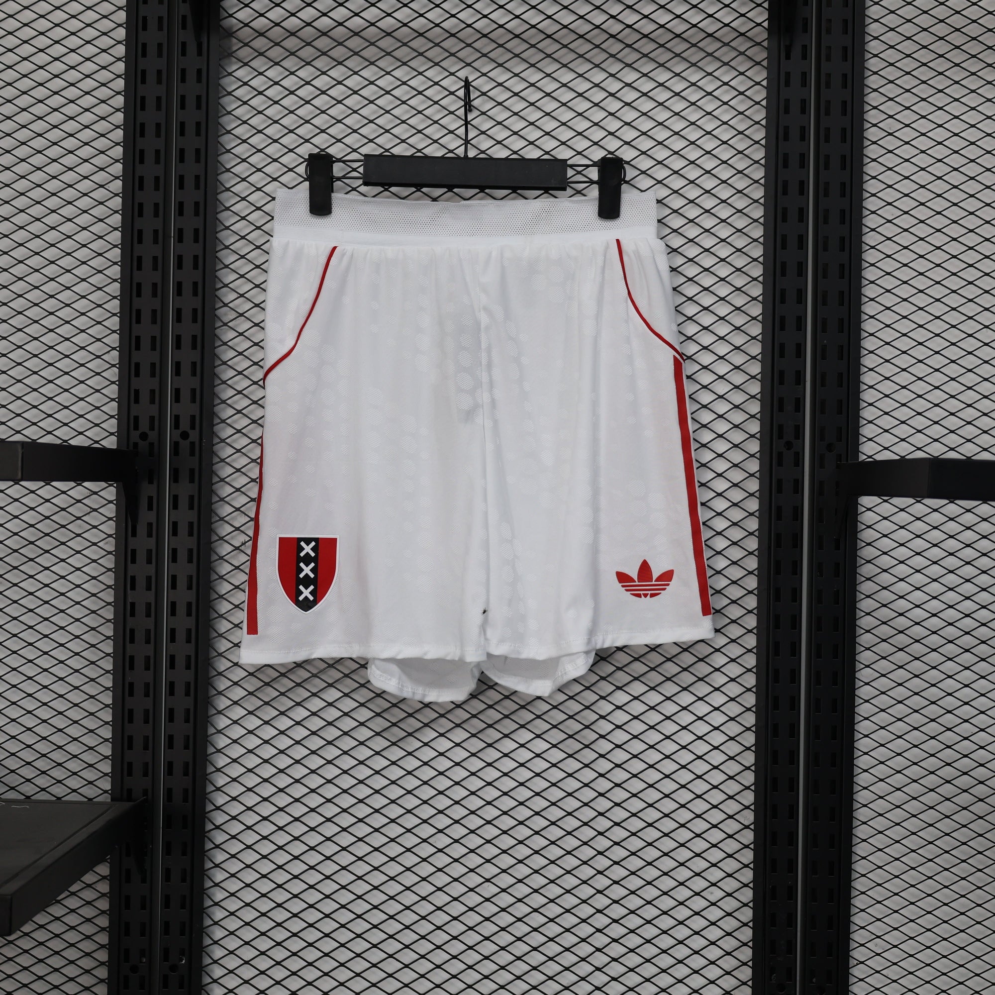 Ajax Amsterdam 2025/26 Pantalones Cortos Blancos - Versión Jugador
