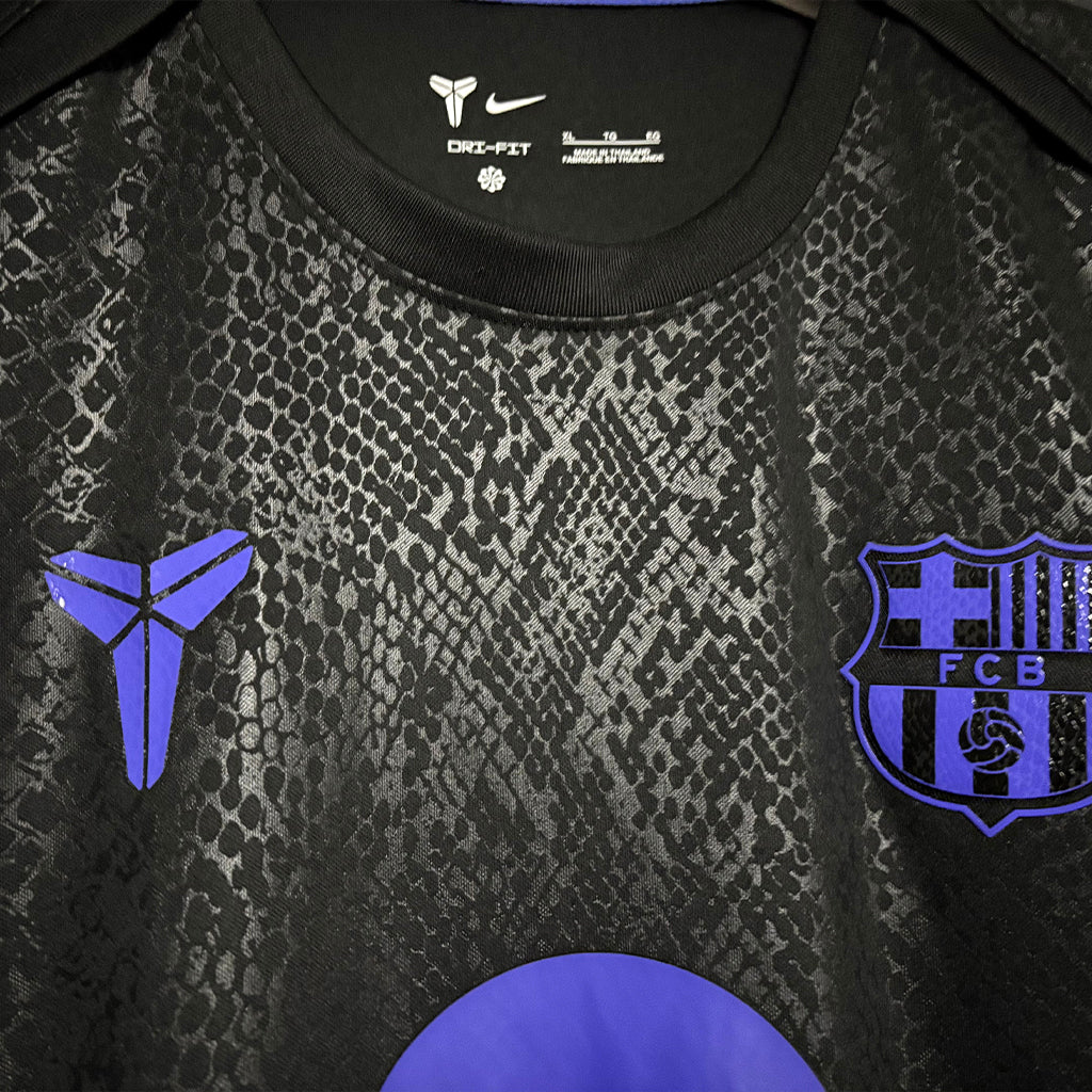 Barcelona 2025/26 Camiseta Negra Prepartido
