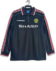 Manchester United 1998 Goalkeeper Black Jersey - Retro Version