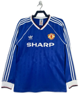 Manchester United 88/90 II Away Jersey - Long Sleeve Retro Version
