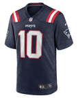 New England Patriots Drake Maye  Navy Player Game Jersey - NFL