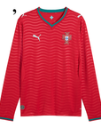 Portugal FPF 2026 Home Jersey - Long Sleeve